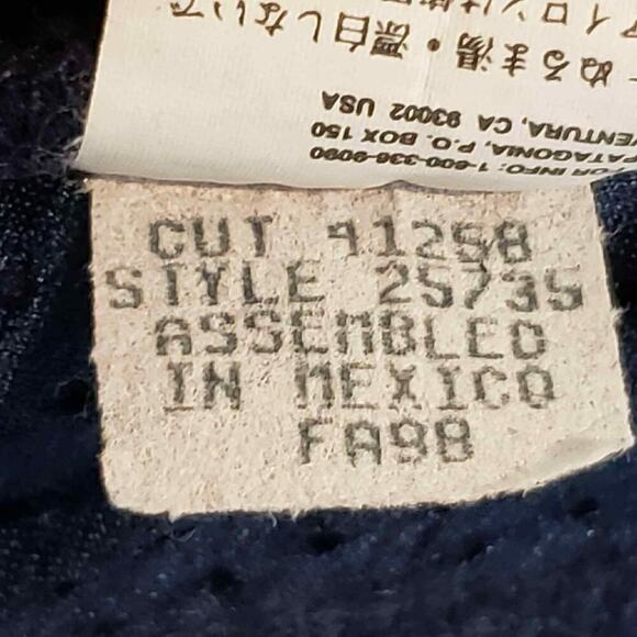 Patagonia Synchilla Marsupial Fleece Jacket Blue Purple Vintage Men’s Size Small - Picture 11 of 12